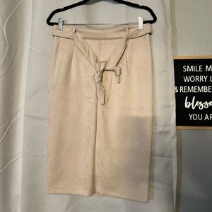 one 5 one faux suede skirt